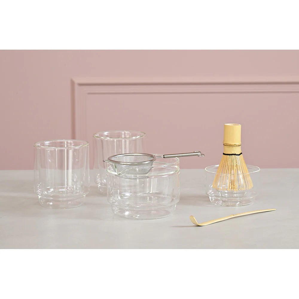 Hario Matcha Collection Tea Set - Clear
