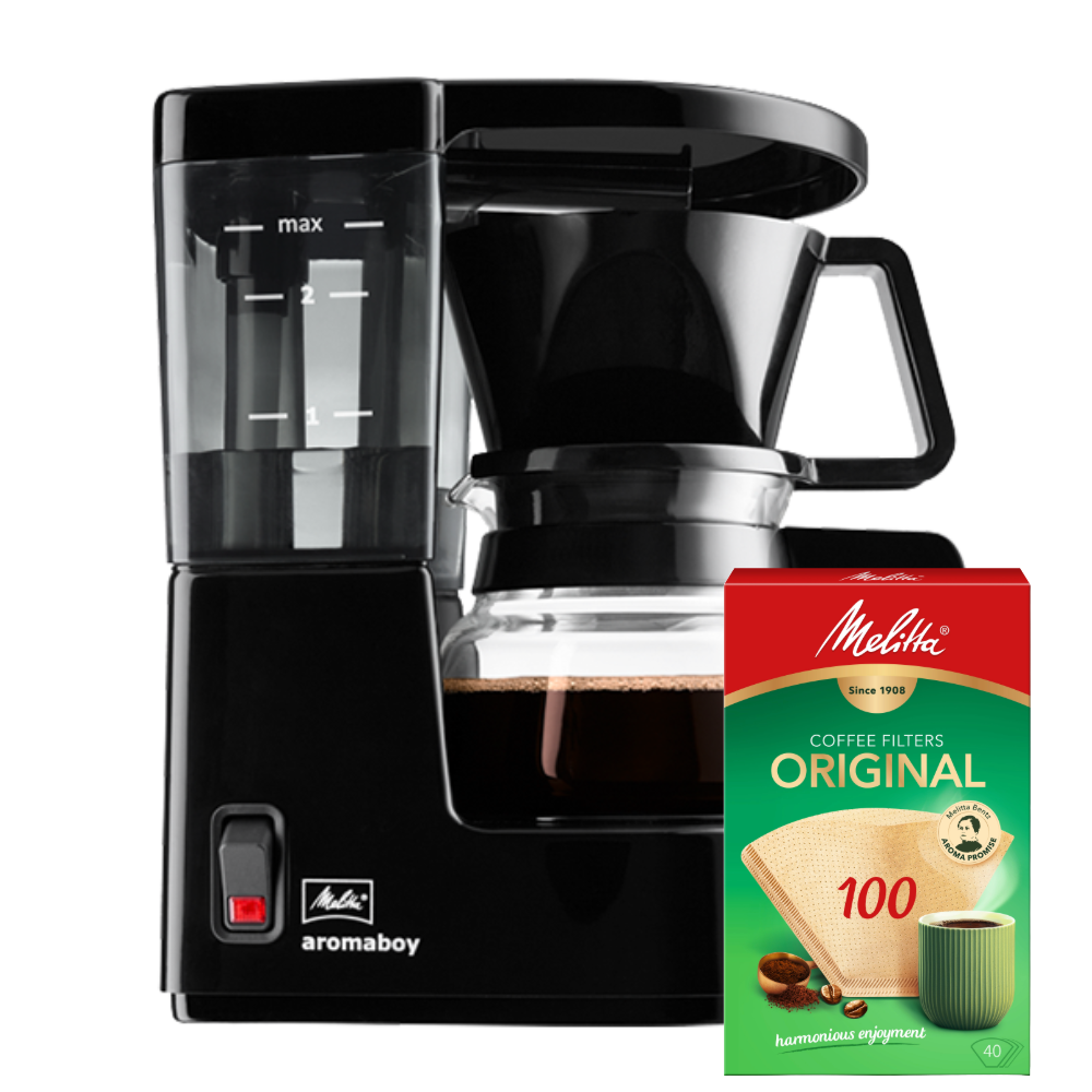 Melitta Aromaboy Filter Coffee Machine - Black
