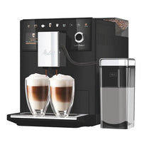 Melitta LatteSelect Bean to Cup Coffee Machine - Frosted Black 630-212