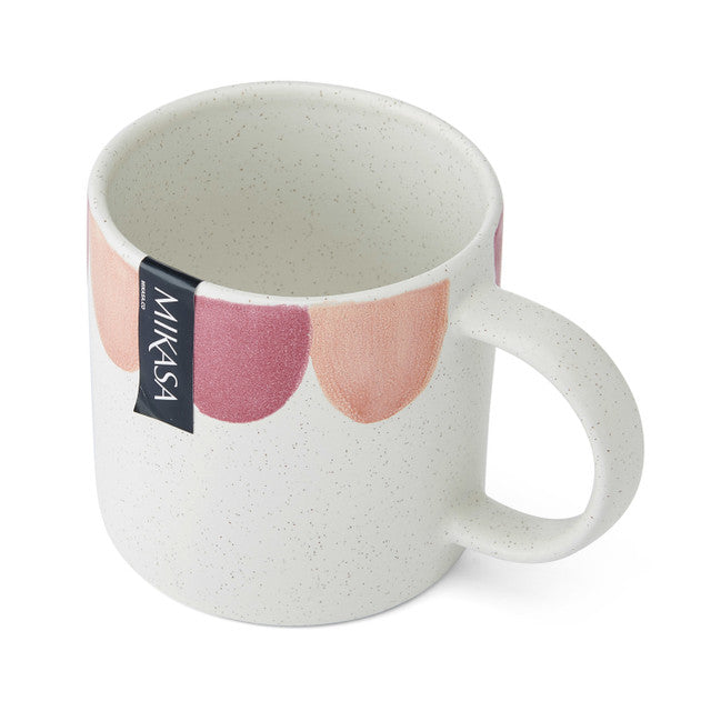 Mikasa Scallop Print Mug, 380ml