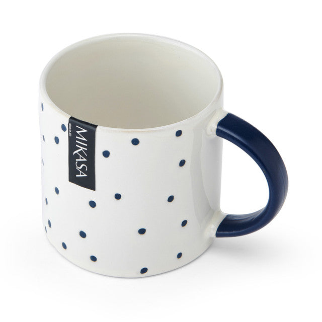 Mikasa Spot Print Mug, 390ml