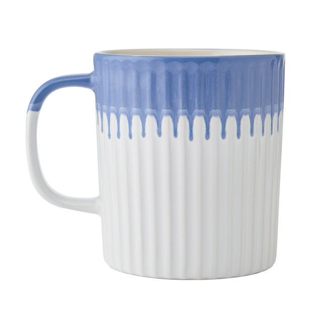 Mikasa Blue Textured Mug, 410ml
