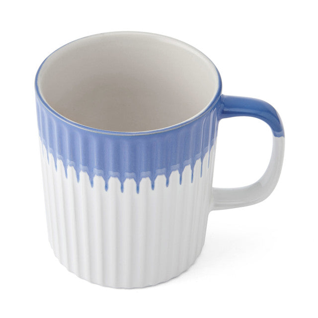 Mikasa Blue Textured Mug, 410ml