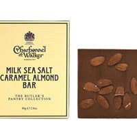 Charbonnel 80g Milk Sea Salt Caramel Almonds Chocolate ‘Butler’ bar Redber Coffee Roasters