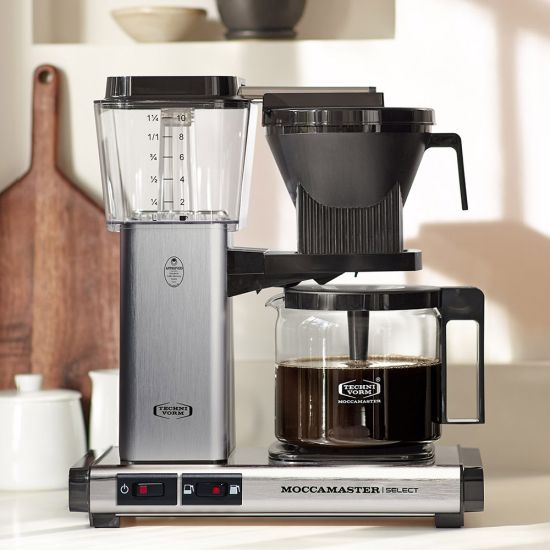 Moccamaster KBG Select Filter Coffee Machine - Brushed