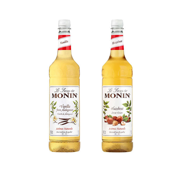 Monin Coffee Syrup 2 x 1L - Bundle