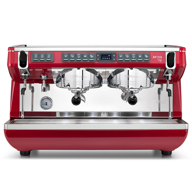 Best Espresso machine with dual group heads on a white background
