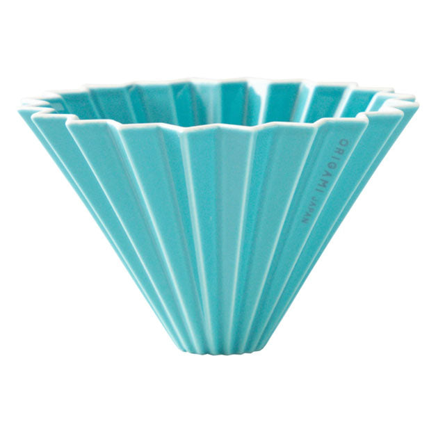 Origami Ceramic Medium Coffee Dripper - Turquoise