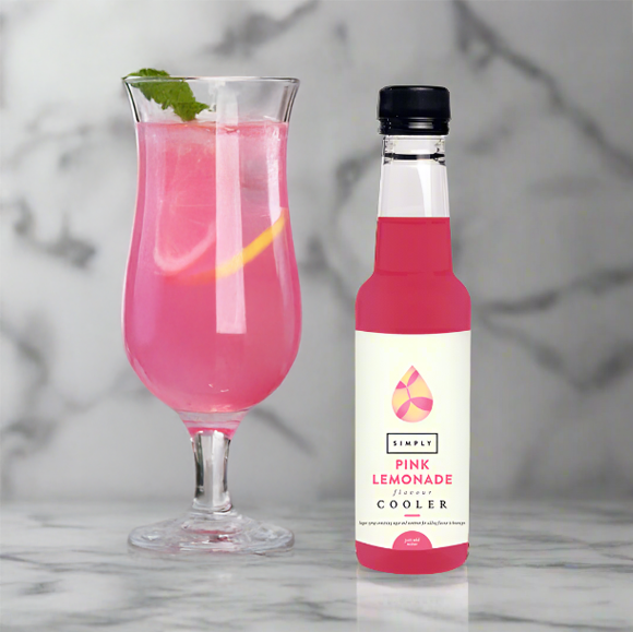 Simply Syrup 250ml Cooler - Pink Lemonade I Redber
