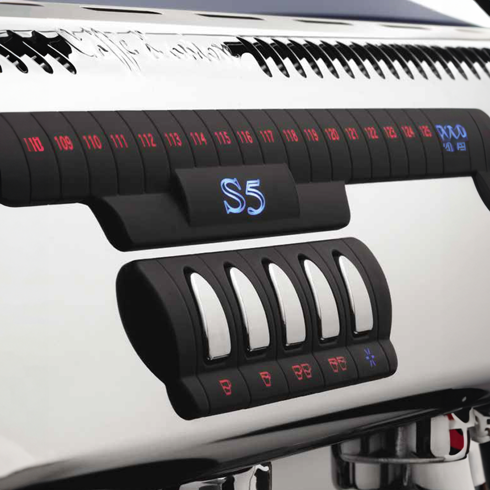 Upgrade your café with the La Spaziale S5 EK, a commercial semi-automatic espresso machine designed for high-performance coffee service. Featuring energy-efficient technology, programmable buttons, and dual pressure gauges, it’s ideal for busy cafés, bars, and restaurants. Available in 2, 3, or 4 group models, the S5 EK ensures consistent quality.