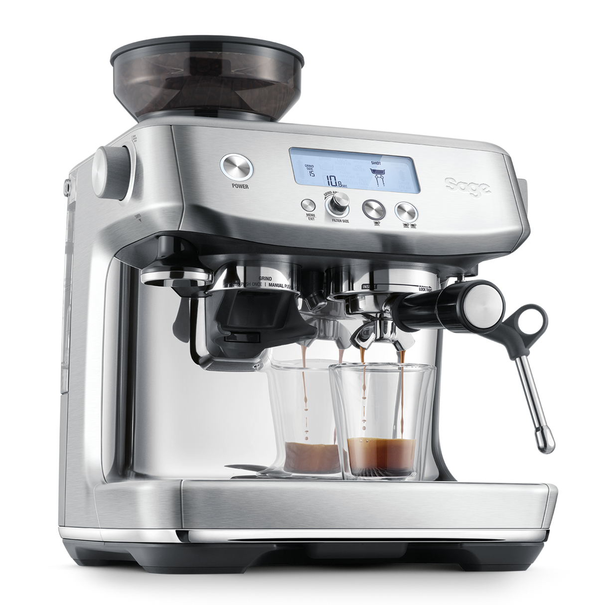 Sage Barista Pro™ Bean to Cup Coffee Machine - Stainless Steel