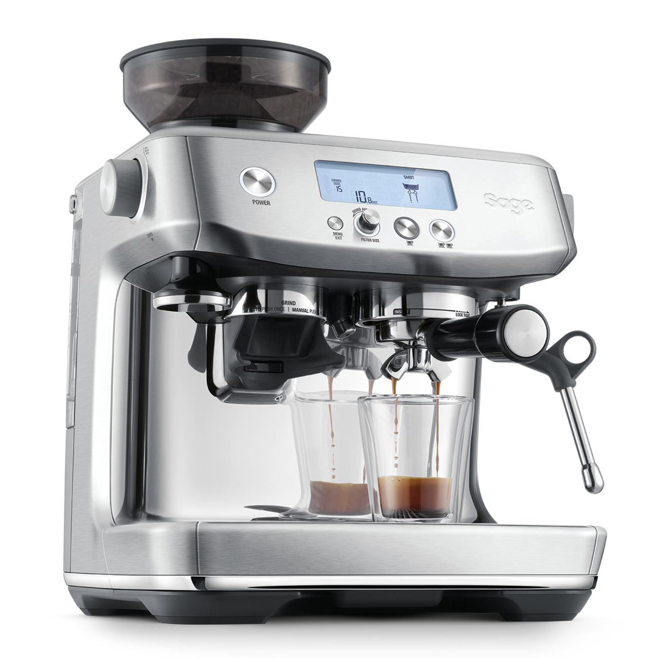 Sage Barista Pro™ Bean to Cup Coffee Machine - Stainless Steel