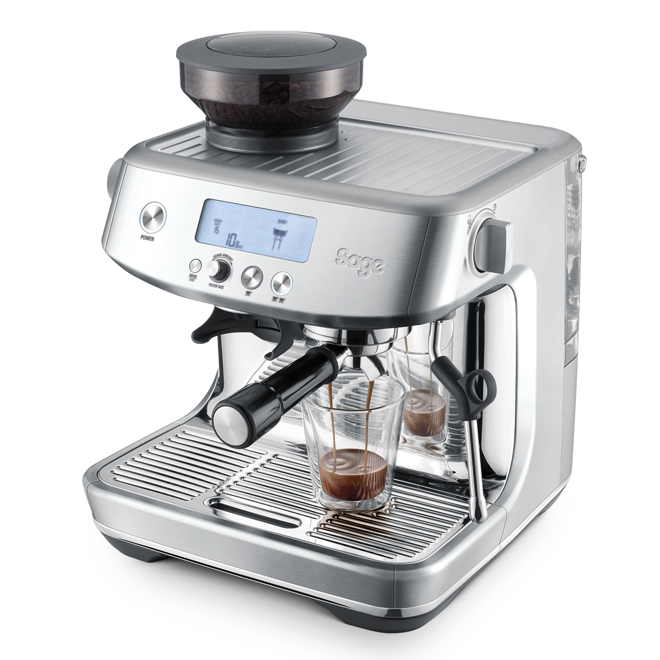 Sage Barista Pro™ Bean to Cup Coffee Machine - Stainless Steel