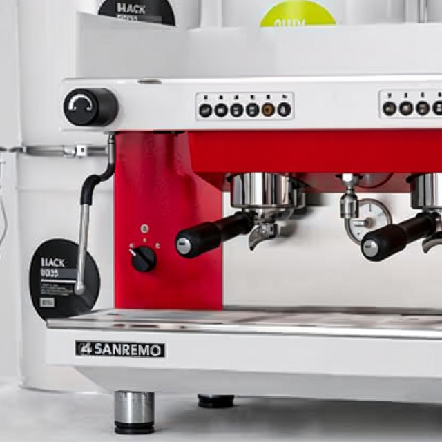 Sanremo - Zoe Compact - 2 Group Espresso Coffee Machine, Redber Coffee