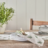 Sophie Allport Olive Linen Napkins (Set of 4)