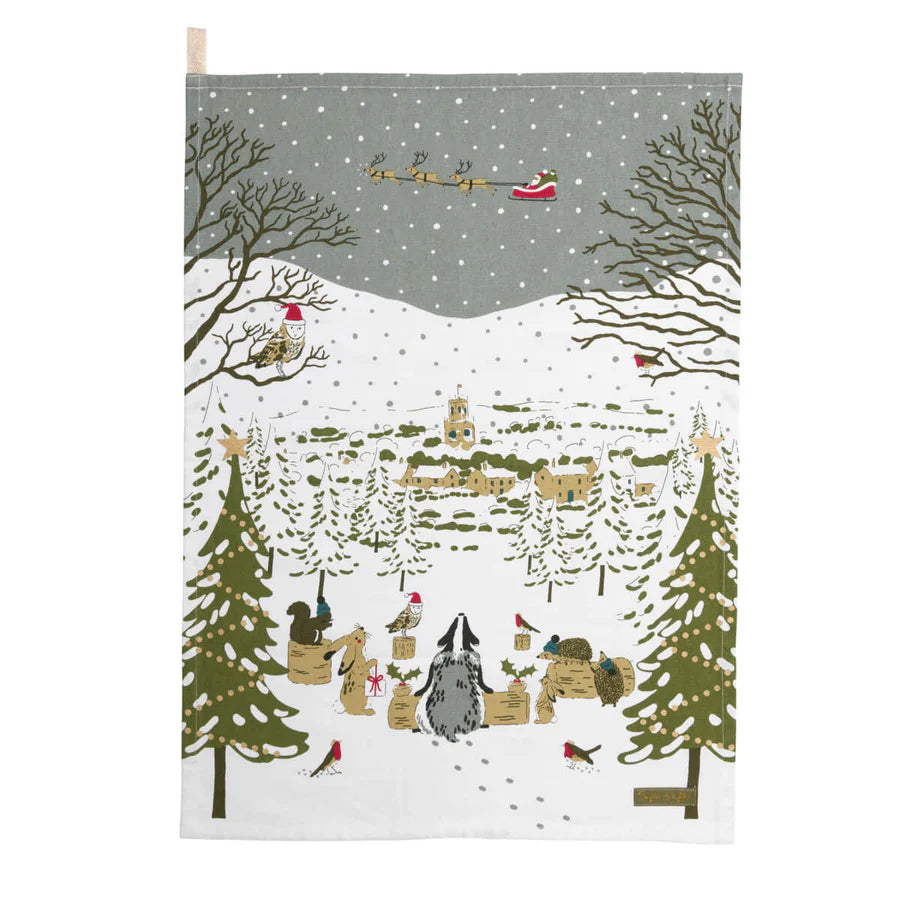 Sophie Allport Festive Forest Tea Towel (Set of 2)
