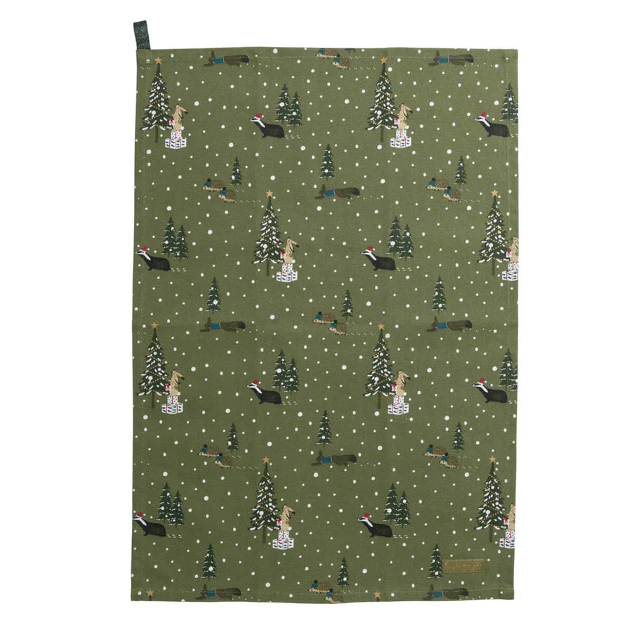 Sophie Allport Festive Forest Tea Towel (Set of 2)