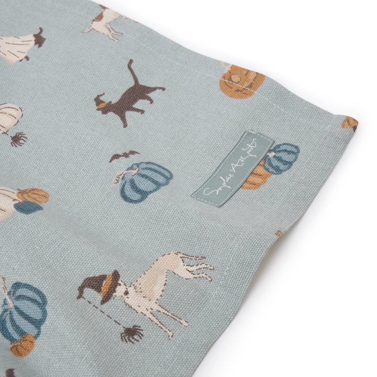 Sophie Allport Paws & Pumpkins Tea Towel