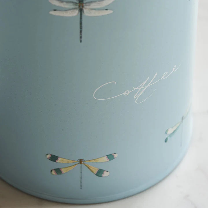 Sophie Allport Watercolour Dragonfly Coffee Storage Tin