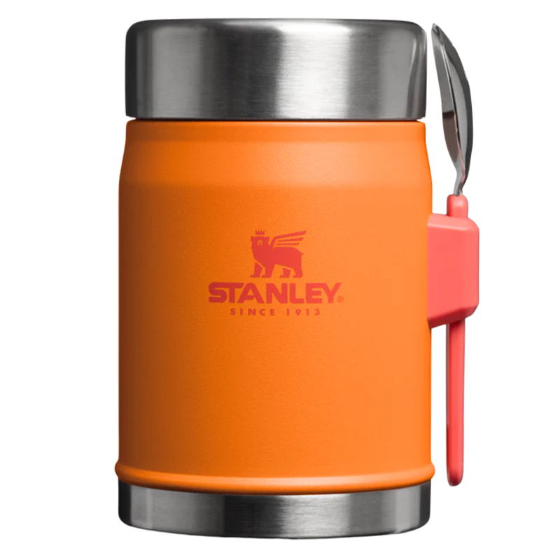 Stanley Classic Legendary Food Jar + Spork 0.4L - Goldenrod Coral