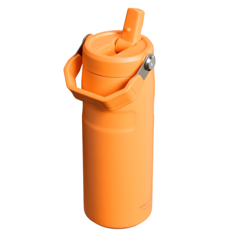 Stanley IceFlow Flip Straw Bottle 0.47L - Goldenrod Coral