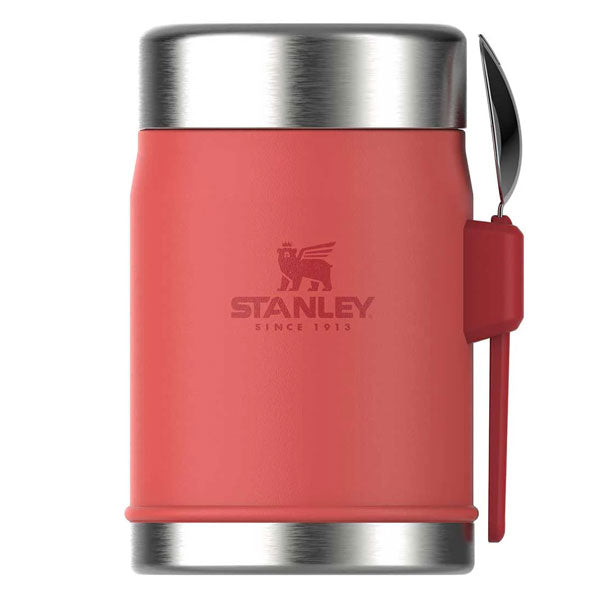 Stanley Classic Legendary Food Jar + Spork 0.4L - Hot Coral