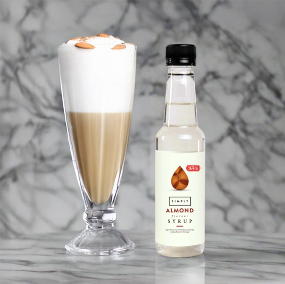 IBC, Simply Coffee Syrup 250ml, Sugar Free - Almond, Redber Coffee