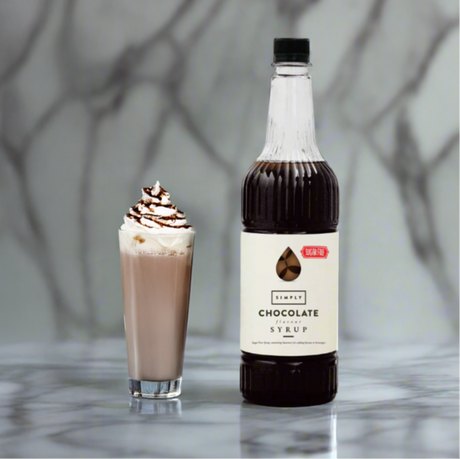 IBC, Simply Coffee Syrup 1L, Sugar Free - Chocolate, Redber Coffee