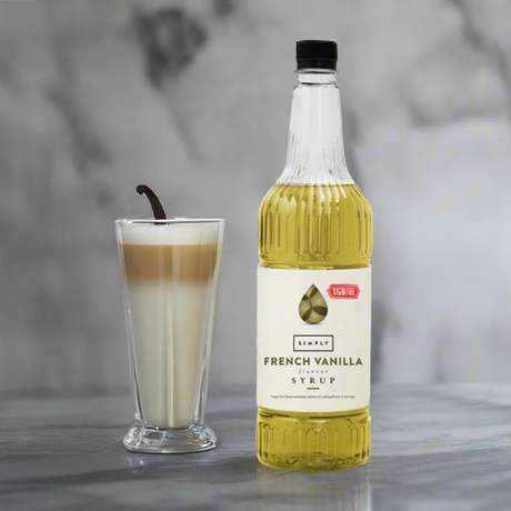 IBC, Simply Coffee Syrup 1L,  Sugar Free - French Vanilla, Redber Coffee
