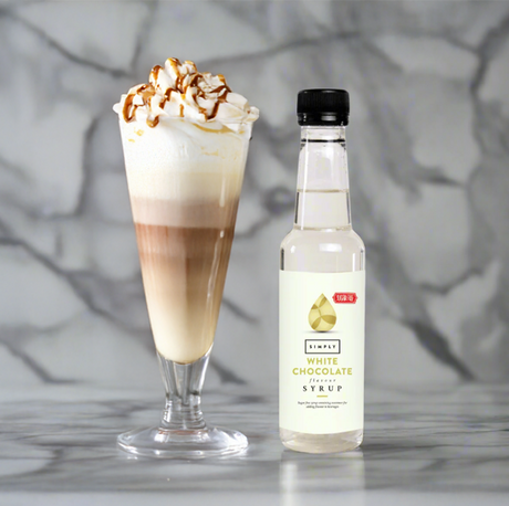 IBC, Simply Coffee Syrup Sugar Free 250ml - White Chocolate, Redber Coffee