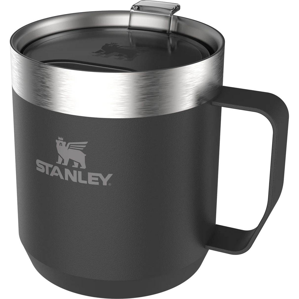 Stanley Stay-Hot Camp Mug 0.35L - Matt Black Pebble I Redber Coffee