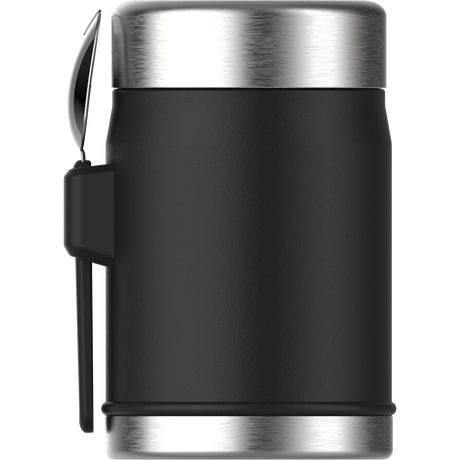 Stanley Classic Legendary Food Jar + Spork 0.4L - Matte Black Pebble