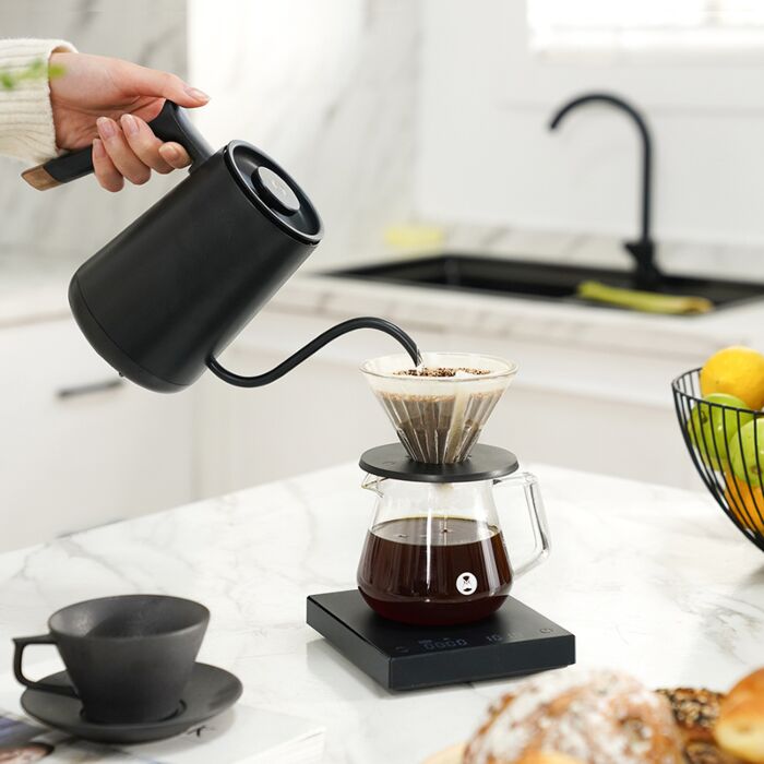 Timemore Fish Smart Electric Pour Over Kettle 600ml - Black