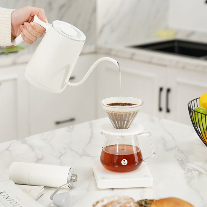Timemore Fish Smart Electric Pour Over Kettle 600ml - White