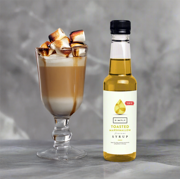 Simply Coffee Syrup Sugar Free 250ml - Toasted Marshmallow I Redber