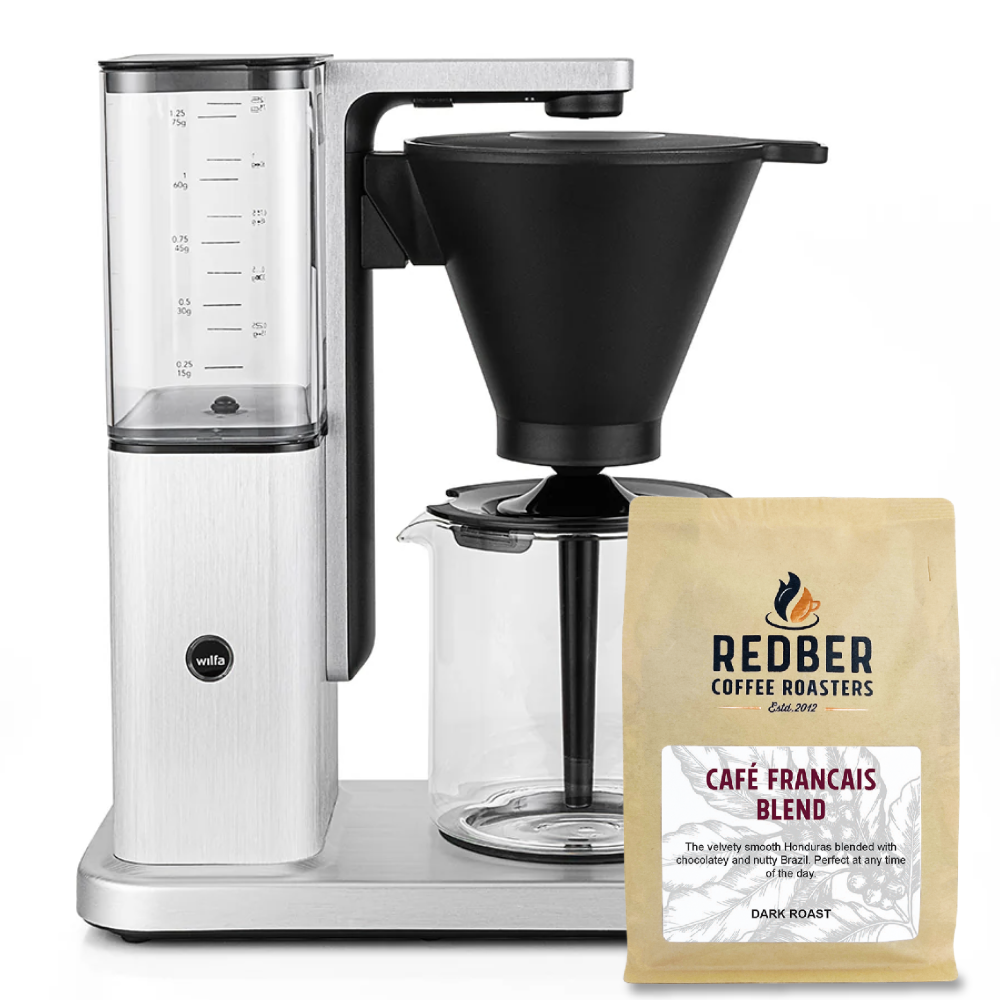 Wilfa Zense Alux Filter Coffee Maker - Brushed Aluminium