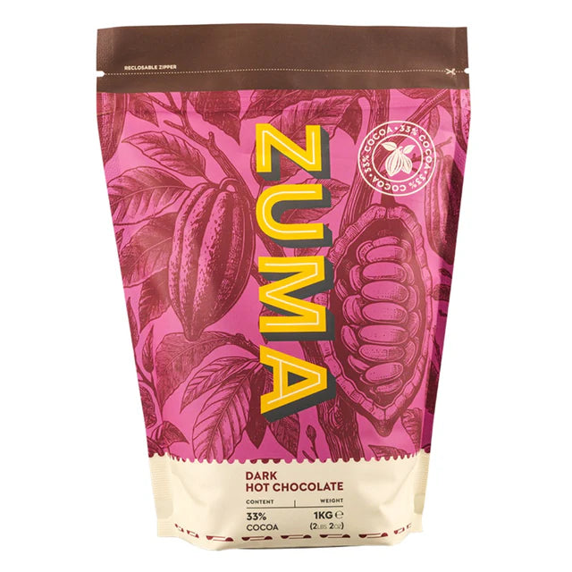 Zuma Dark Hot Chocolate (33% Cocoa) Bag 1kg