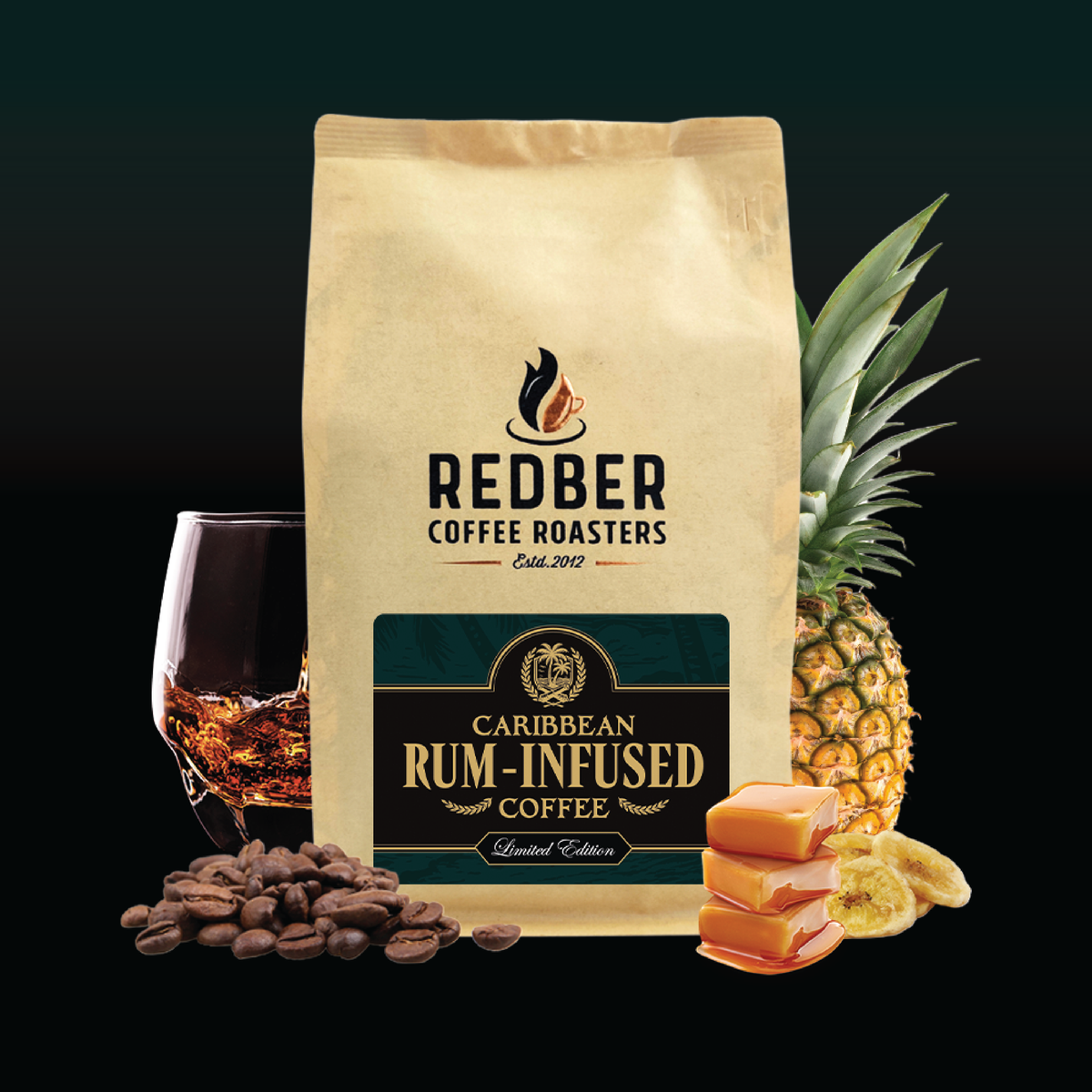 Caribbean Rum-Infused Colombia Finca Sofia Coffee