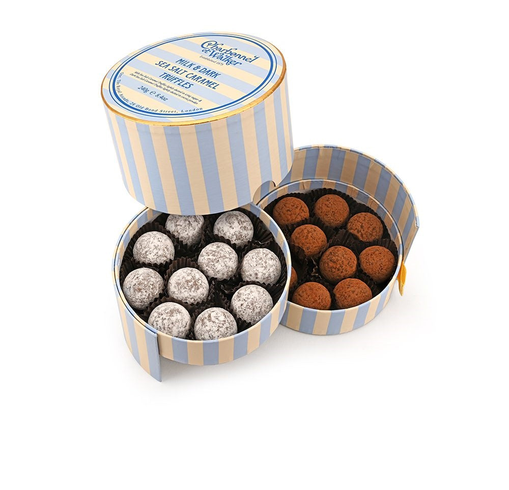 Charbonnel et Walker Milk & Dark Sea Salt Caramel Truffles 240g