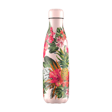 Chilly's Stainless Steel Reusable Water Bottle 500ml - Tropical Hidden Toucan