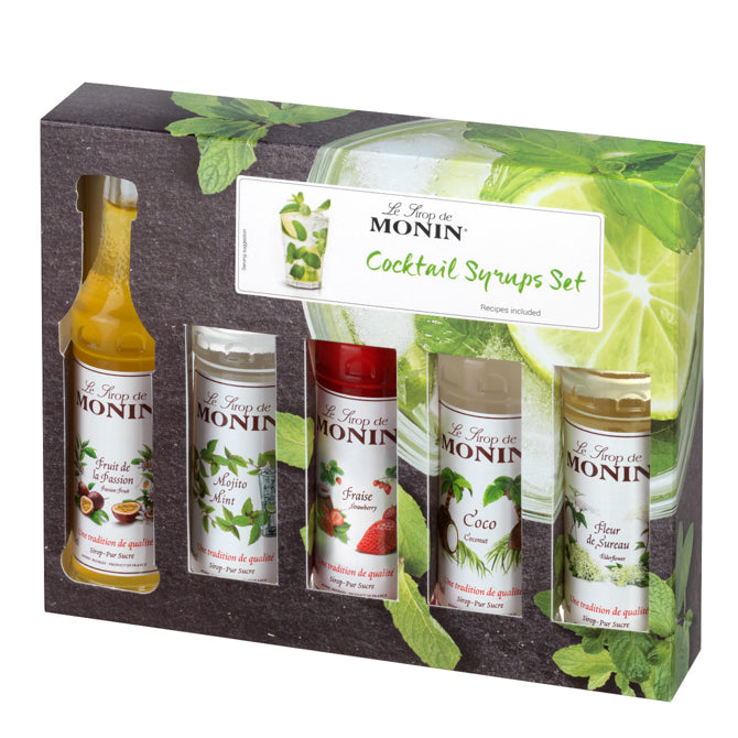 Monin Syrup Gift Set 5x5cl - Cocktail Gift Set Exp. 31/10/25