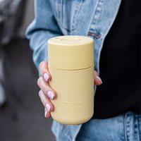 Frank Green 10oz/295ml Ceramic Reusable Cup - Buttermilk