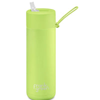 Frank Green 20oz/595ml Ceramic Reusable Straw Bottle - Pistachio Green