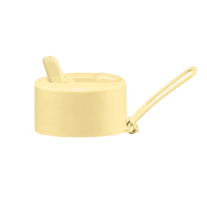 Frank Green Flip Straw Lid & Strap Buttermilk Redber Coffee