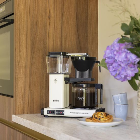Moccamaster KBG Select Filter Coffee Machine - Off White