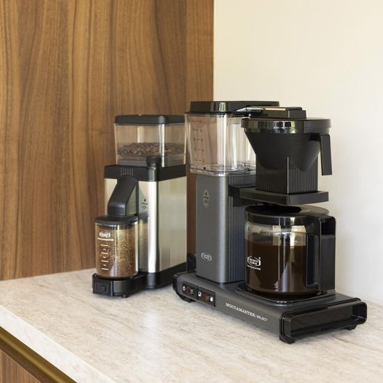 Moccamaster KBG Select Filter Coffee Machine - Stone Grey