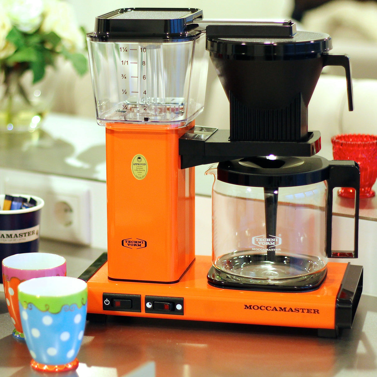 Moccamaster KBG Select Filter Coffee Machine - Orange