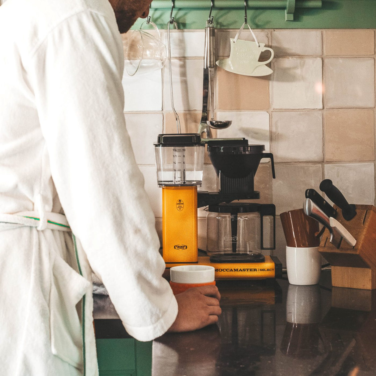 Moccamaster KBG Select Filter Coffee Machine - Yellow Pepper