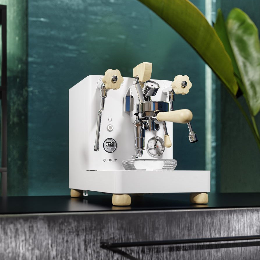 Lelit Bianca Dual Boiler Espresso Coffee Machine - White
