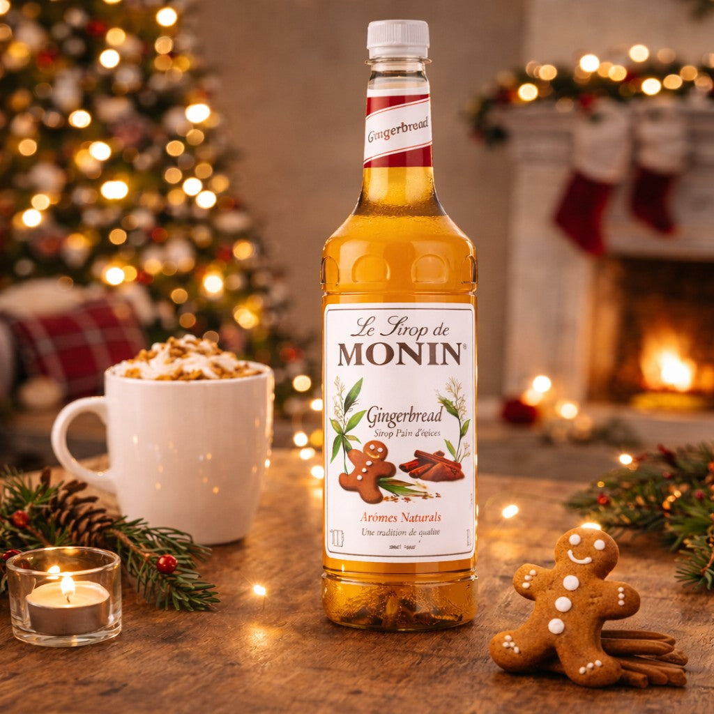 Monin Coffee Syrup 1L - Gingerbread